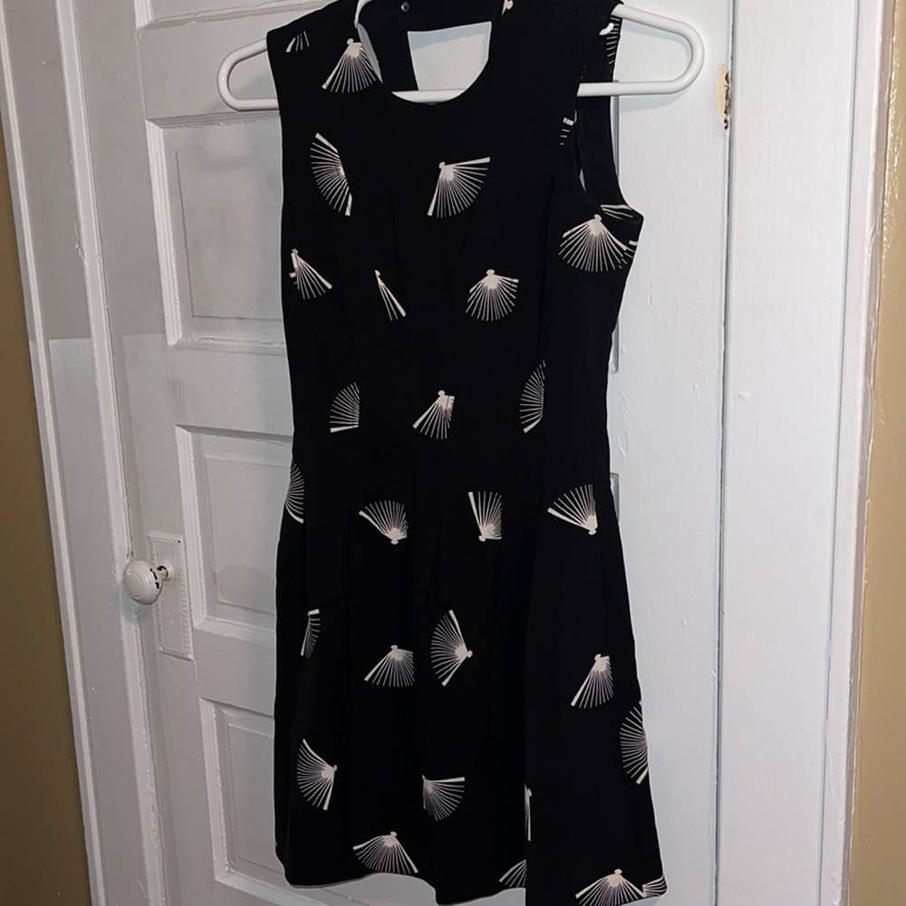 Black mini dress